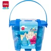 Kinetinis smėlis DELI, 0.5kg, + 6 formelės, mėlynos spalvos
