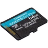 Atminties kortelė KINGSTON 64 GB Micro SDXC CANVAS GO! PLUS GEN4 200R A2 U3 be adapterio