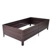 Meistro Kodas Pakelta lysvė KLASIKA GARDEN, RAL8016 (ruda), 150x75x30 cm