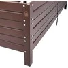 Meistro Kodas Pakelta lysvė KLASIKA GARDEN, RAL8016 (ruda), 150x75x30 cm