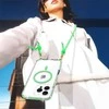 Tel Protect Skaidrus dėklas su virvele skirtas iPhone 16 Pro Max žalios spalvos