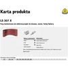 KLINGSPOR PASY BEZKOŃCOWE DO ELEKTRONARZĘDZI LS307X 75mm x 533mm gr.150 /10vnt.