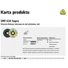 KLINGSPOR LAMELINIS ŠLIFAVIMO DISKAS SMT624 125 P 40 10+2 PLIENUI, NERŪDIJANČIAM PLIENUI, IŠGAUBTAS.