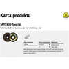 KLINGSPOR NEaustinės plėvelės šlifavimo ratas SMT800 125 mm rupusis
