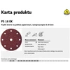 KLINGSPOR SAVIMI KLIPOJANTIS ABRAZYVINIS DISKAS 150mm PS18EK gr.100 GLS1 /50vnt.