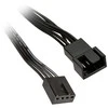 Kolink 4-pin PWM extension 30 cm – juodas