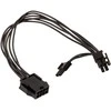 Kolink Adapteris 4+4-Pin CPU to 6+2-Pin-PCIe, juodos spalvos