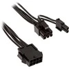 Kolink Adapteris 4+4-Pin CPU to 6+2-Pin-PCIe, juodos spalvos