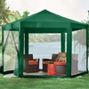 MultiGarden Žalia sodo palapinė su tinkleliu nuo uodų 2x2x2 m