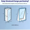 Kondicionierius Lango tarpinė Adolus (400 cm) mobiliam oro kondicionieriui
