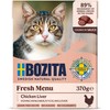 BOZITA Fresh Menu Vištienos kepenėlės padaže - šlapias kačių maistas - 370g