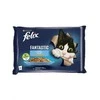 Konservuotas kačių ėdalas FELIX Fantastic žuvies sk., 4x85 g