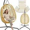 KOOPMAN kabanti pakabinamasis fotelis 105x195 cm ruda