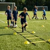 Koordinacijos ir vikrumo kopėčios pratimams 6 m, futbolo treniruočių rinkinys su kūgiais ir krepšiu, MOVEPRO