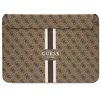 Guess Dėklas kompiuteriui GUCS14P4RPSW 14″ rudos spalvos 4G Printed Stripes