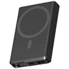 Ksix Magnetic Powerbank 10000 mAh 22,5W, Juodas