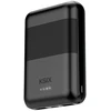 Ksix Powebank Mini 10000mAh 10W+cable USB-A USB-C Juodas