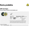 KLINGSPOR FLAP RATAS NERŪDIJANČIO PLIENO IŠGŪBĖS 125mm P 80 SMT624 SUPRA IŠGŪBĖS 10 + 2vnt.