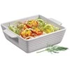 Küchenprofi Burgundy – Porcelain roaster / square baking dish 15×15×5 cm