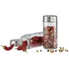Küchenprofi - Glass and Stainless Steel Spice Jar 9.3x4 cm