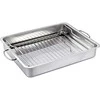 Küchenprofi Style - Stainless Steel Roasting Pan with Rack 40×31.5×6.5 cm