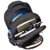Kuprinė Bruno Visconti Lens, ergonomiška, juodos spalvos