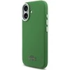 Lacoste Iconic Petit Pique Metal Logo MagSafe dėklas skirtas Apple iPhone 17 žalios spalvos