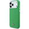 Lacoste Iconic Petit Pique Metal Logo MagSafe dėklas skirtas Apple iPhone 17 Pro Max žalios spalvos