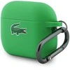Lacoste Liquid Silicone Croc Logo dėklas skirtas Apple AirPods Pro 3 žalios spalvos