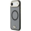 Lacoste PC/TPU Frosted Finish Gold Logo MagSafe dėklas skirtas Apple iPhone Air juodos spalvos