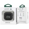 Lacoste Petit Pique Croc Logo Patch dėklas skirtas AirPods 4 juodos spalvos