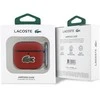 Lacoste Petit Pique Croc Logo Patch dėklas skirtas AirPods 4 raudonos spalvos