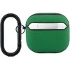 Lacoste Petit Pique Croc Logo Patch dėklas skirtas AirPods 4 žalios spalvos