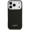 Lacoste PU Leather Champs Elysees MagSafe dėklas skirtas Apple iPhone 17 Pro juodos spalvos