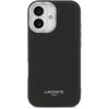 Lacoste PU Leather Champs Elysees MagSafe dėklas skirtas Apple iPhone 17 juodos spalvos