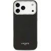 Lacoste PU Leather Champs Elysees MagSafe dėklas skirtas Apple iPhone 17 Pro Max juodos spalvos