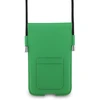Dėklas Lacoste PVC Iconic Petit Pique Metal Logo Phone Pouch XL Žalias
