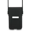 Dėklas Lacoste PVC Iconic Petit Pique Metal Logo Phone Pouch XL juodos spalvos