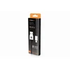 Laidas REAL-EL Premium USB A – C tipo, odinis, juodos spalvos, 1 m, odinis