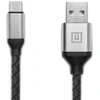 Laidas REAL-EL Premium USB A – C tipo, odinis, juodos spalvos, 1 m, odinis