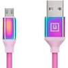 Laidas REAL-EL Premium USB A – Micro USB Rainbow 1m, vaivorykštės spalvos