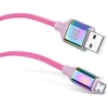 Laidas REAL-EL Premium USB A – Micro USB Rainbow 1m, vaivorykštės spalvos
