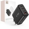 Laidinis įkroviklis 100W 3x USB-C PD + QC3.0 USB Tech-Protect NC100W-GAN juodos spalvos