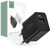 Laidinis įkroviklis 30W PD USB-C + QC3.0 USB Tech-Protect NC30W juodos spalvos
