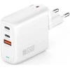4Smarts įkroviklis GaN Flex 65W 2 USB-C+1 USB-A baltas