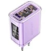 Sieninis įkroviklis Acefast A45, 2x USB-C, 1xUSB-A, 65W PD (violetinė)