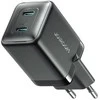 Laidinis įkroviklis Joyroom JR-TCG17 45W 2 x- USB-C (wtyczka EU) – juodos spalvos