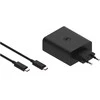 Laidinis įkroviklis Motorola TurboPower 125W Dual 2x USB-C su kabeliu USB-C 1m juodos spalvos