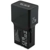 Laidinis įkroviklis TUMI Travel Adapteris 25W USB-C / USB-A juodo spalvos