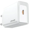 Laidinis įkroviklis USAMS T69 20W USB-C baltos spalvos